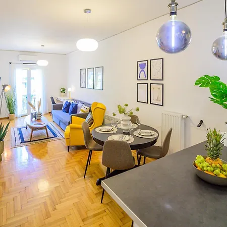 Apartment Stylish Peaceful 2 Bedroom Retreat Next To Acropolis & Metro Athens