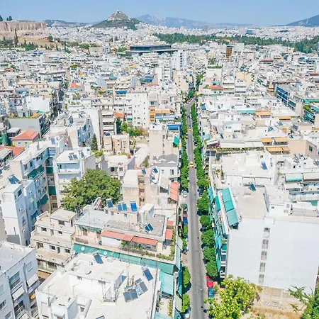 Stylish Peaceful 2 Bedroom Retreat Next To Acropolis & Metro * Athens
